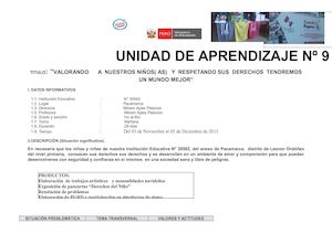 unidad sesionde aprendizaje