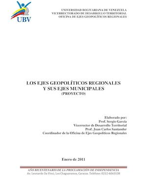 Ejes Geopolíticos y  sus Ejes Municipales (UBV)