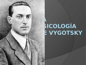 La Psicología De Vygotsky