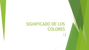 El Significado De Los Colores