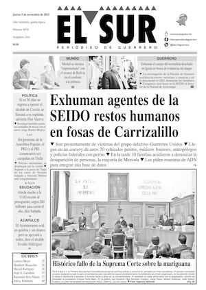 El Sur Jueves 05112015