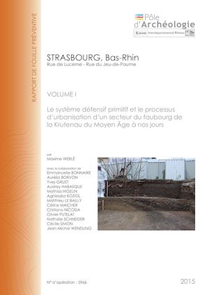 STRASBOURG, Rue de Lucerne, Rue du Jeu-de-Paume - Vol.1 (f)