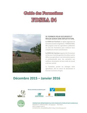 Guides des Formations Fdsea 84 Droit Social et Du Travail et Droit Rural