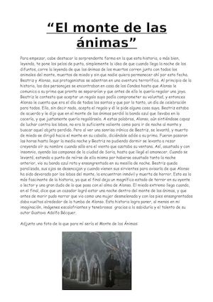 El Monte De Las ÁNimas