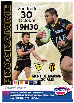 PROGRAMME DE MATCH STADE MONTOIS vs ALBI 30/10/2015