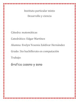 Grafica Seno Y Coseno