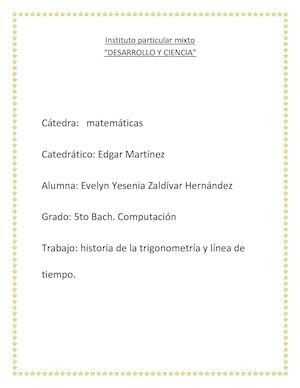 Histroia De La Trigonometria Lines De Tiempo