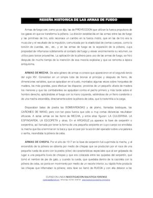 008 Reseña Historica De Las Armas De Fuego