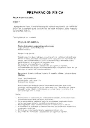 Preparacion Fisica Jesus Lozano