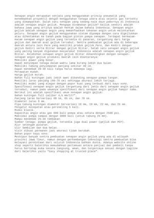 Jual Senapan Angin Gejluk