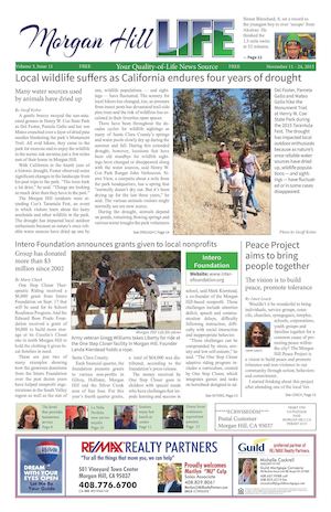Morgan Hill Life Vol3,issue11,nov11,2015