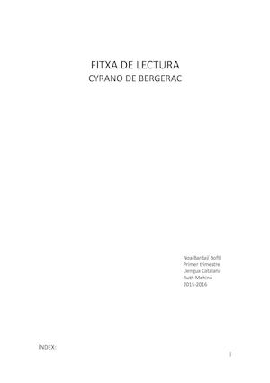Fitxa Lectura Català Cyrano
