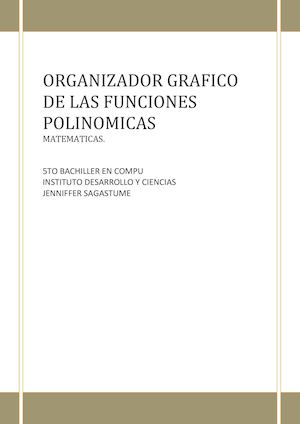 Organizador Funciones Polinomicas