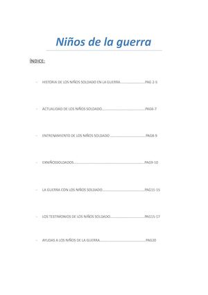 Niños Soldado