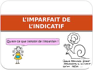 L'imparfait