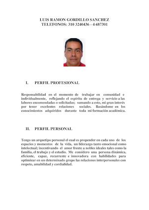 Hoja de vida CONTADOR