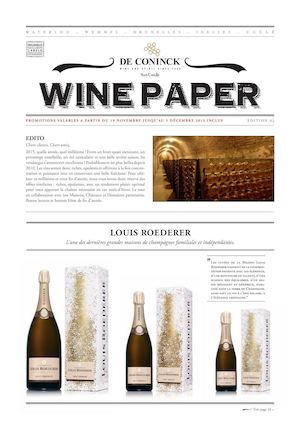 DE CONINCK Wine Paper