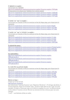 Initiation Anglais Cr