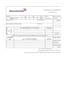 Comprobante De Transferencia