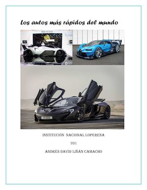 top 5 los carros mas rapidos del mundo