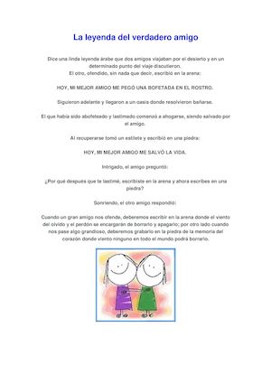 La Leyenda Del Verdadero Amigo