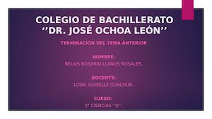 Colegio De Bachillerato