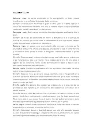 Argumentación