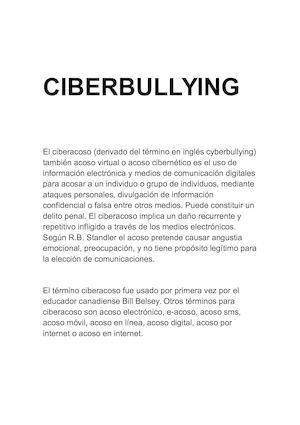 Ciberbullying
