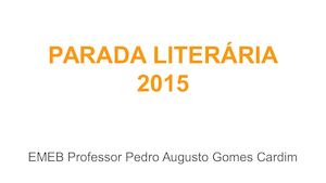 Parada Literária 2015