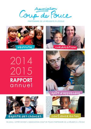 Rapport Annuel 2014 2015 Association Coup De Pouce