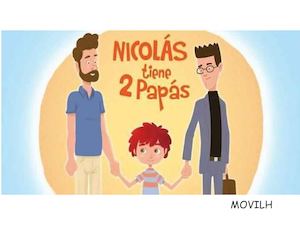 Nicolas tiene dos papás