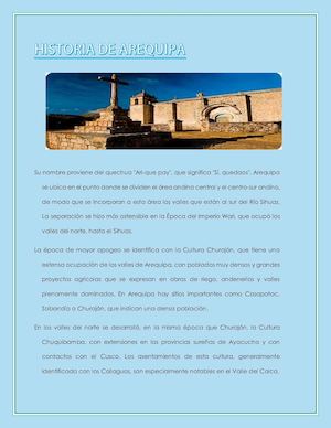 Historia De Arequipa