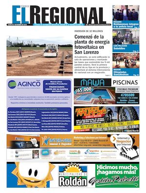 Periódico El Regional, edición Noviembre 2015