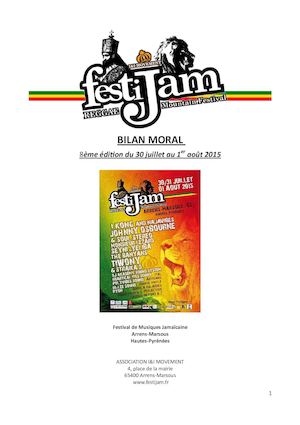 Bilan Moral 2016 Festijam