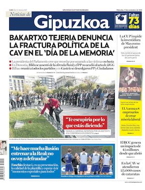 Noticias de Gipuzkoa 20151111