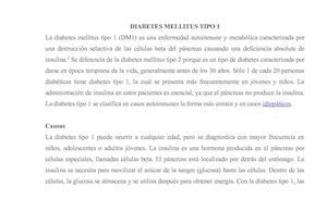 La diabetes tipo 2 generalmente aparece después de los 40 años.