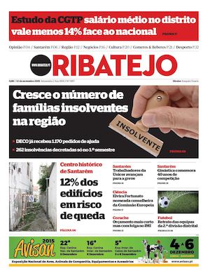 Edição 1557 do Jornal O Ribatejo - 12 de Novembro de 2015