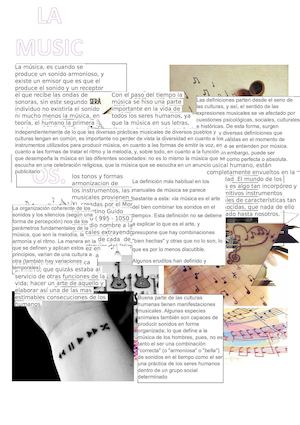 La música y sus cambios