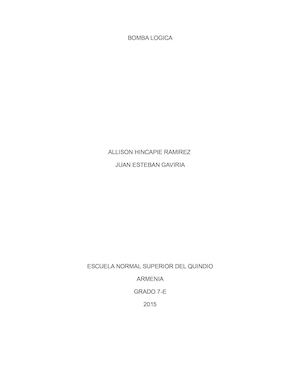 (682135189) Bomba Lógica