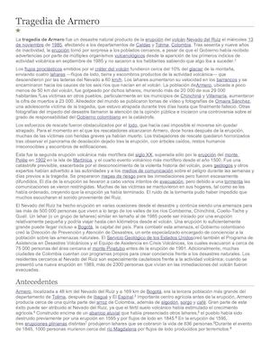 Tragedia De Armero