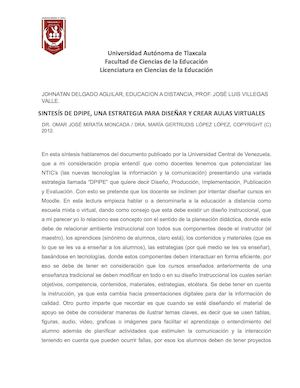 Sintesís Reporte De Lectura