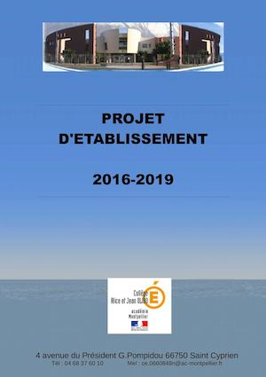 Projet Etablissement