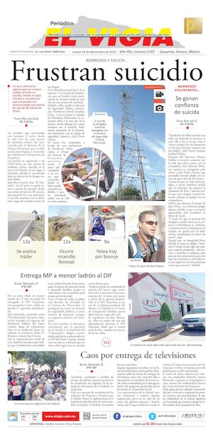 12 de noviembre del 2015