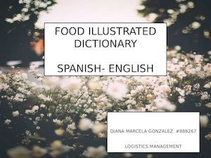 Food Illustrated Dictionary