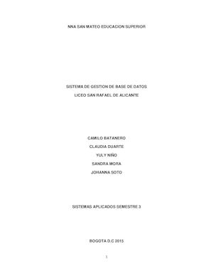 Liceo San Rafael De Alicante