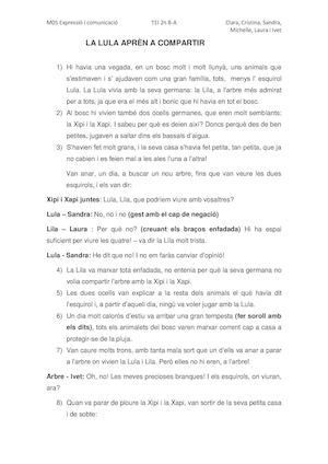 Conte - La Lula Apren A Compartir