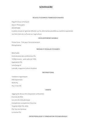 initiatives étuidiantes 2016