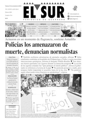 El Sur Viernes 13112015