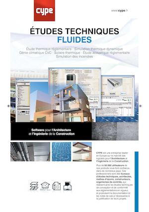 Logiciels CYPE - Etudes Techniques FLUIDES