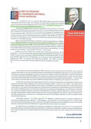 Editos 33 Femmes Deputees - Lettre ouverte Lionnel Luca